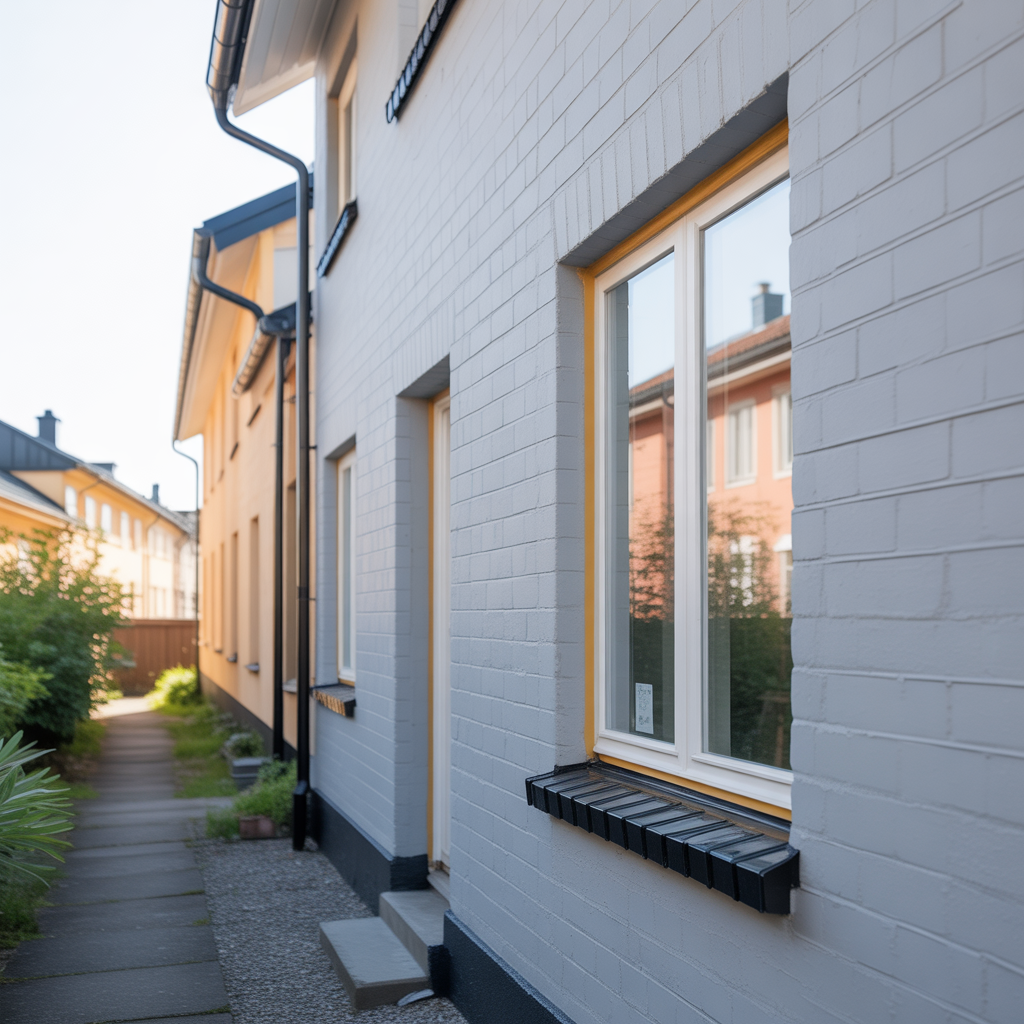 1.Sa far du en slitstark yta vid malning av betongfasader