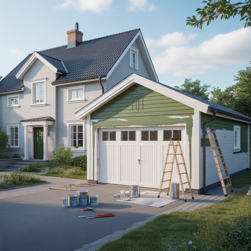 5.Sa malar du ett garage for att matcha husets fasad
